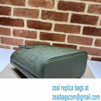 Gucci Jumbo GG small tote bag 726762 leather Green 2023