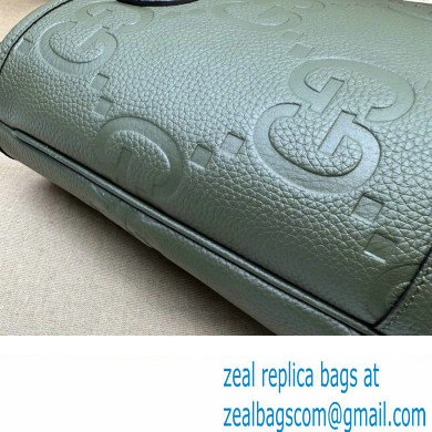 Gucci Jumbo GG small tote bag 726762 leather Green 2023