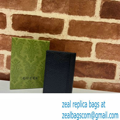 Gucci Long Card Case With Logo 771159 in Black leather - Click Image to Close