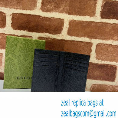 Gucci Long Card Case With Logo 771159 in Black leather - Click Image to Close