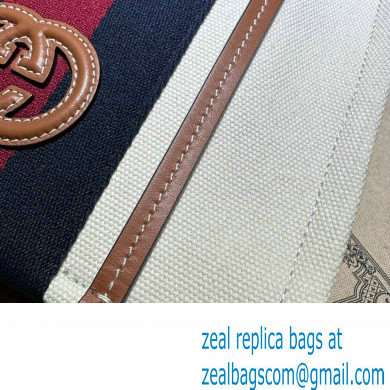 Gucci Mini Interlocking G tote bag 727735 White cotton canvas 2024