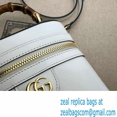 Gucci Mini bamboo shoulder bag 760200 leather White 2023