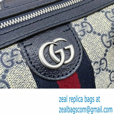 Gucci Ophidia GG medium top handle bag 772065 Beige and blue GG Supreme canvas 2024 - Click Image to Close