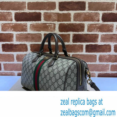 Gucci Ophidia GG medium top handle bag 772065 Beige and ebony GG Supreme canvas 2024 - Click Image to Close