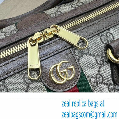 Gucci Ophidia GG medium top handle bag 772065 Beige and ebony GG Supreme canvas 2024 - Click Image to Close