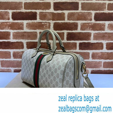Gucci Ophidia GG medium top handle bag 772065 Beige and white GG Supreme canvas 2024 - Click Image to Close