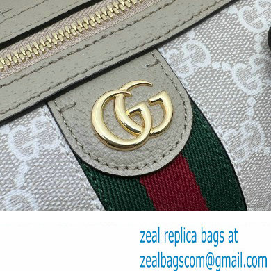 Gucci Ophidia GG medium top handle bag 772065 Beige and white GG Supreme canvas 2024 - Click Image to Close