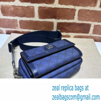 Gucci Ophidia GG mini bag 746308 Blue and dark blue GG Supreme canvas 2024