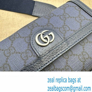 Gucci Ophidia GG mini bag 746308 Blue and dark blue GG Supreme canvas 2024 - Click Image to Close