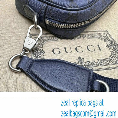 Gucci Ophidia GG mini bag 746308 Blue and dark blue GG Supreme canvas 2024