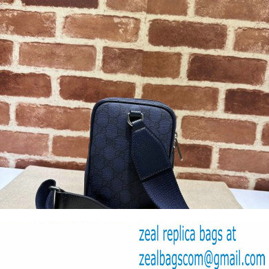 Gucci Ophidia GG mini bag 752565 Blue and dark blue GG Supreme canvas 2024 - Click Image to Close