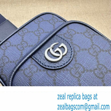 Gucci Ophidia GG mini bag 752565 Blue and dark blue GG Supreme canvas 2024