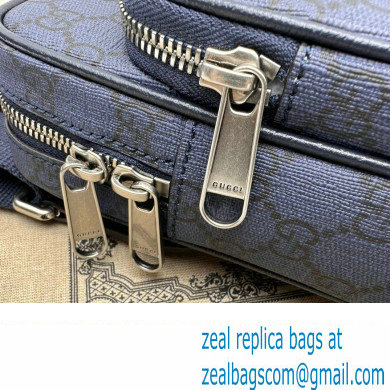 Gucci Ophidia GG mini bag 752565 Blue and dark blue GG Supreme canvas 2024 - Click Image to Close