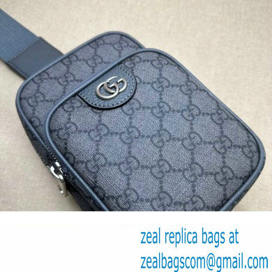 Gucci Ophidia GG mini bag 752565 Grey and black GG Supreme canvas 2024 - Click Image to Close