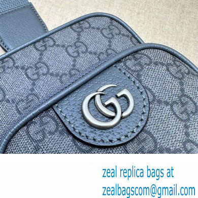 Gucci Ophidia GG mini bag 752565 Grey and black GG Supreme canvas 2024 - Click Image to Close