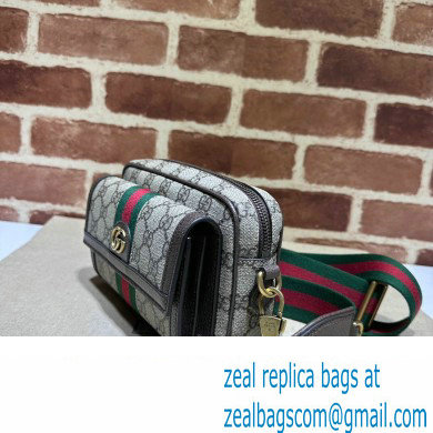 Gucci Ophidia GG mini bag with Web 746308 beige and ebony Supreme 2024