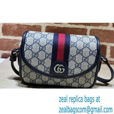 Gucci Ophidia GG mini shoulder bag 772239 Beige and blue GG Supreme canvas 2024