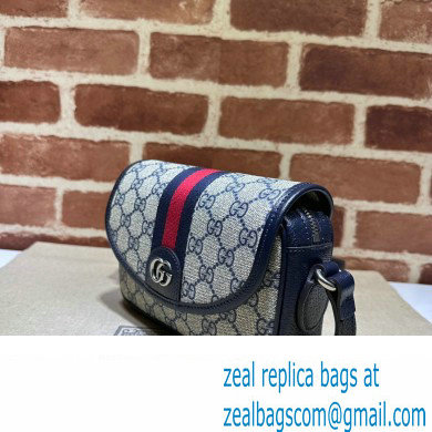 Gucci Ophidia GG mini shoulder bag 772239 Beige and blue GG Supreme canvas 2024