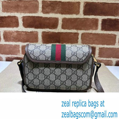 Gucci Ophidia GG mini shoulder bag 772239 Beige and ebony GG Supreme canvas 2024 - Click Image to Close