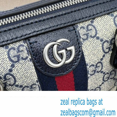 Gucci Ophidia GG mini top handle bag 772053 Beige and blue GG Supreme canvas 2024 - Click Image to Close