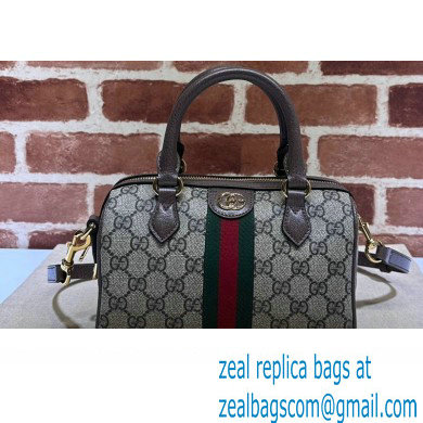 Gucci Ophidia GG mini top handle bag 772053 Beige and ebony GG Supreme canvas 2024 - Click Image to Close