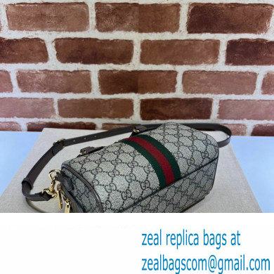 Gucci Ophidia GG mini top handle bag 772053 Beige and ebony GG Supreme canvas 2024 - Click Image to Close