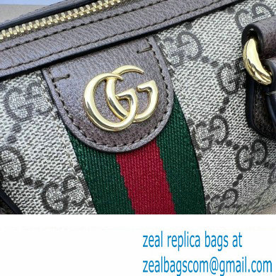 Gucci Ophidia GG mini top handle bag 772053 Beige and ebony GG Supreme canvas 2024 - Click Image to Close