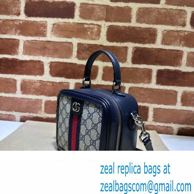 Gucci Ophidia GG mini top handle bag 772157 Beige/Blue 2024 - Click Image to Close