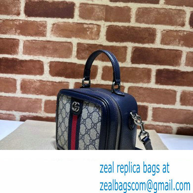 Gucci Ophidia GG mini top handle bag 772157 Beige/Blue 2024