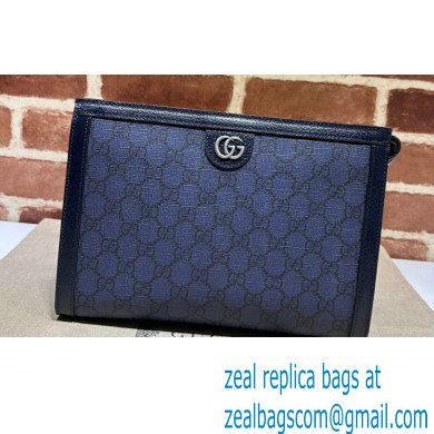 Gucci Ophidia GG pouch bag 760243 Blue 2024 - Click Image to Close