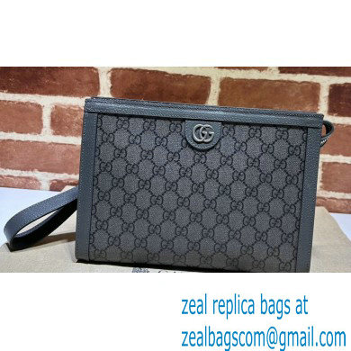Gucci Ophidia GG pouch bag 760243 Gray 2024