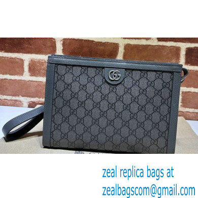 Gucci Ophidia GG pouch bag 760243 Gray 2024 - Click Image to Close