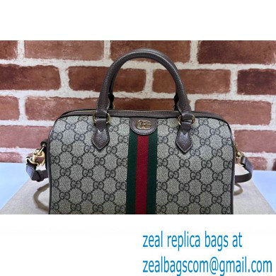 Gucci Ophidia GG small top handle bag 772061 Beige and ebony GG Supreme canvas 2024 - Click Image to Close