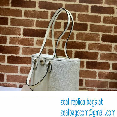 Gucci Ophidia mini tote bag 765043 Leather White 2024