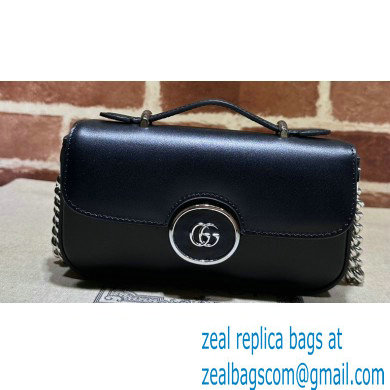 Gucci Petite GG Super mini bag 760194 Leather Black