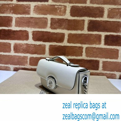 Gucci Petite GG Super mini bag 760194 Leather White - Click Image to Close