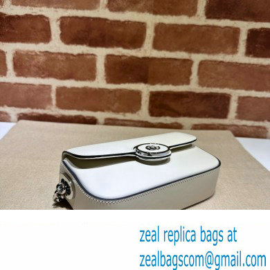 Gucci Petite GG Super mini bag 760194 Leather White