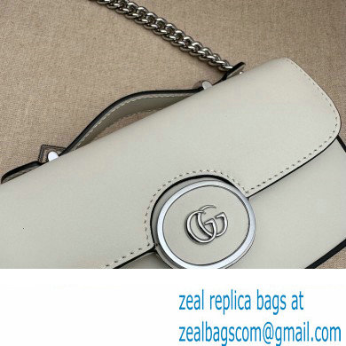 Gucci Petite GG Super mini bag 760194 Leather White