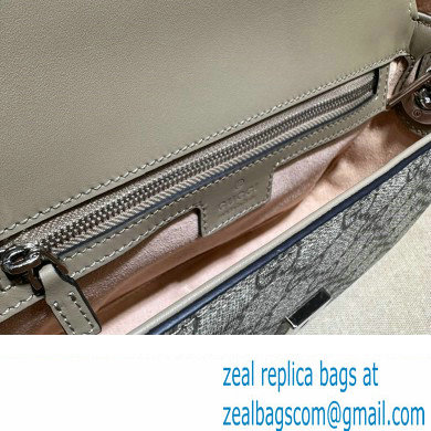 Gucci Petite GG mini shoulder bag 739722 Beige and ebony GG Supreme canvas