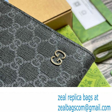 Gucci Pouch Bag with GG detail 768255 Black - Click Image to Close
