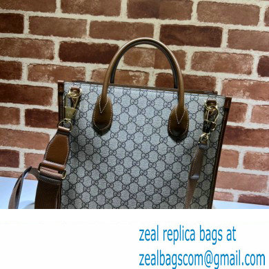 Gucci Tote bag with Interlocking G 723308 beige and ebony Supreme 2024 - Click Image to Close