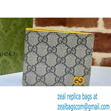 Gucci Wallet with GG detail 768243 Beige/Yellow - Click Image to Close