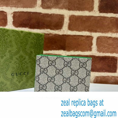 Gucci Wallet with GG detail 768244 Beige/Green - Click Image to Close