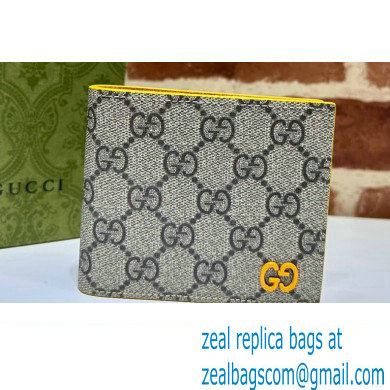 Gucci Wallet with GG detail 768244 Beige/Yellow - Click Image to Close