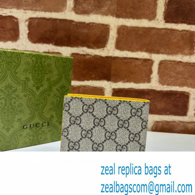 Gucci Wallet with GG detail 768244 Beige/Yellow