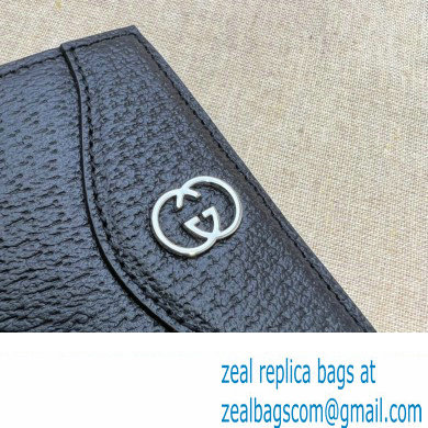 Gucci Wallet with Interlocking G 734997 in Black leather - Click Image to Close