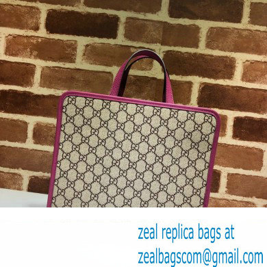 Gucci print tote bag 605614 GG Supreme canvas 01 - Click Image to Close