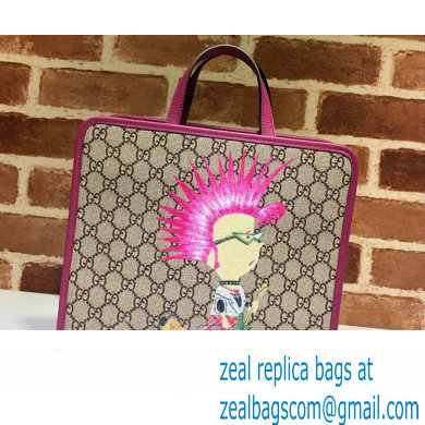 Gucci print tote bag 605614 GG Supreme canvas 01