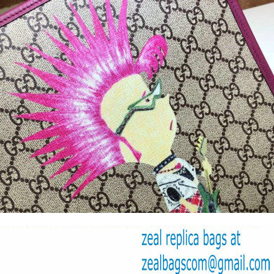 Gucci print tote bag 605614 GG Supreme canvas 01