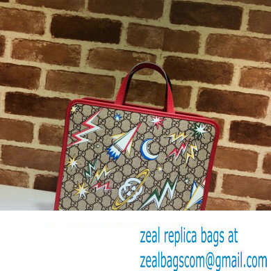 Gucci print tote bag 605614 GG Supreme canvas 02